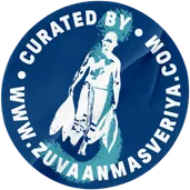 Logo ZUVAANMASVERIYA – tradiční maledivský rybář jako symbol dědictví a udržitelnosti
